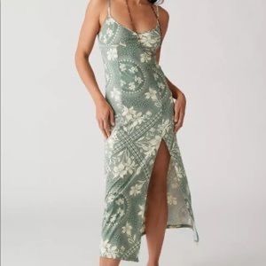 UO Arna Midi Slip Dress